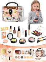 Juego De Maquillaje De Princesa Para Niñas Bolsa De Actuación Portátil Con Diversos Artículos De Belleza Juguete Educativo Para Niños De 3-12 Años - details 0