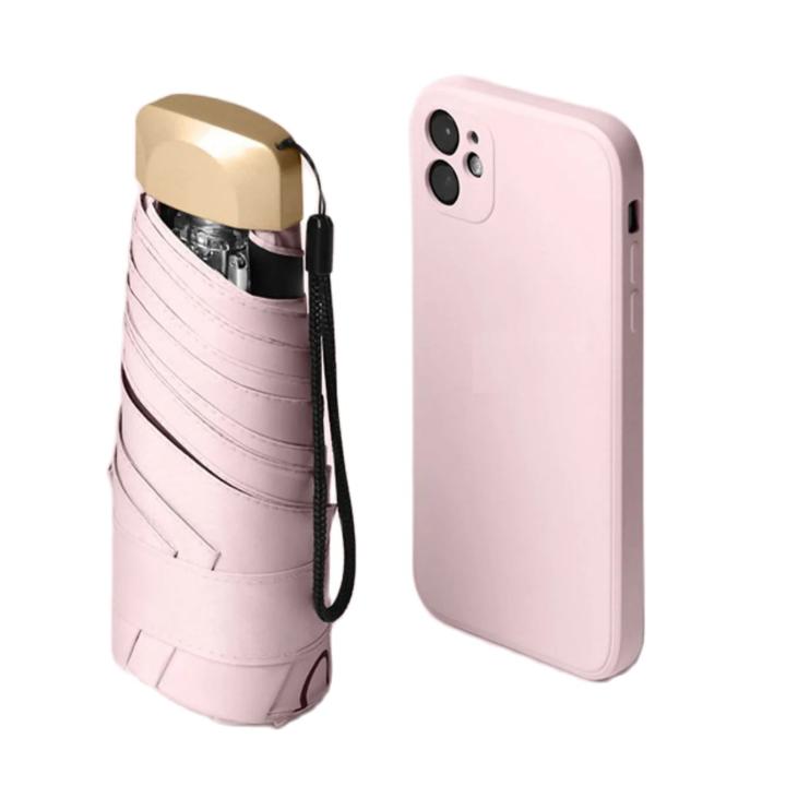 Paraguas De Sombra Ultraligero Y Plegable Para Exteriores Protección UV Diámetro De 48-53cm Para Adultos Paraguas De Sol Y Lluvia