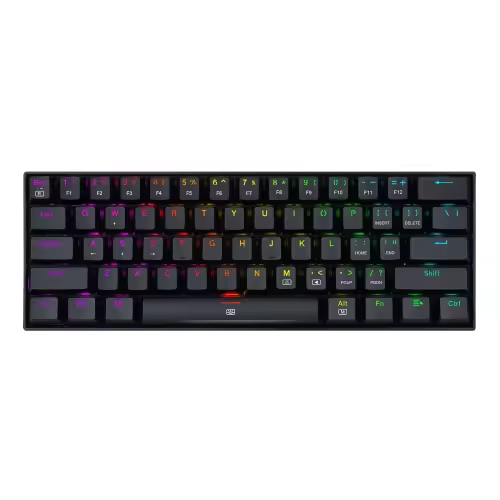Redragon - DRAGONBORN Teclado Mecánico Gaming Switch Rojo RGB Negro - Layout USA - 1