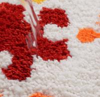 Carpetas De Piso Antideslizantes Absorbentes De Agua Estilo Coreano Cuadriculadas Para Baño Y Dormitorio Alfombra Fresca Para Niñas - details 1