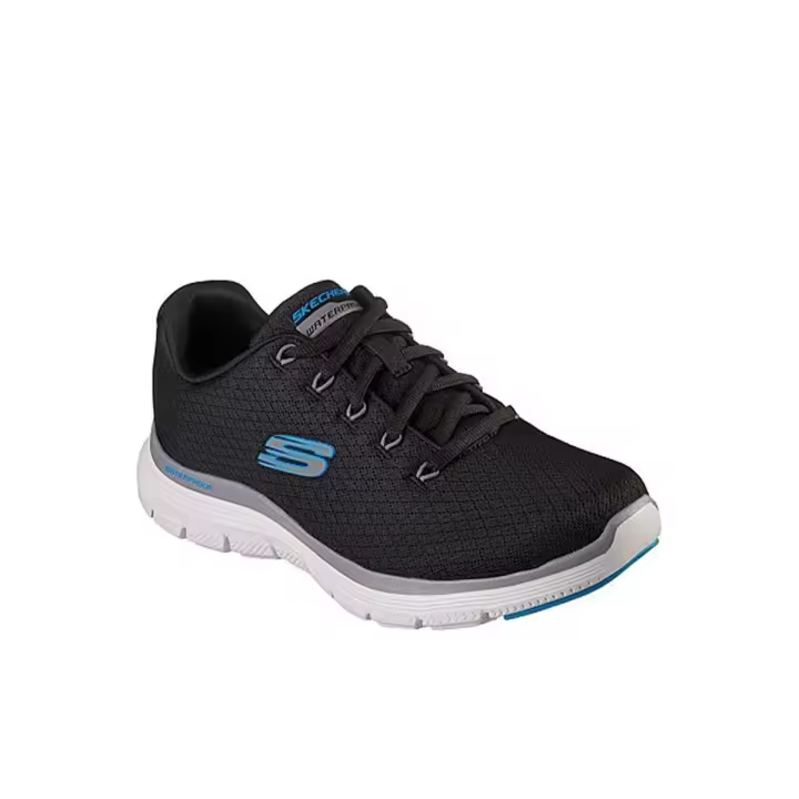 Skechers 232231_BKBL Zapatillas de hombre negras en malla 78657 - 1