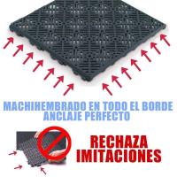 Pack losetas autoventiladas para suelos - Loseta antihumedad para piscinas, duchas, vestuarios, terrazas, camping, trasteros... Medidas: 30x30x1,5cm - ANTIHUMEDADES - details 9