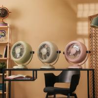 Cecotec Ventilador de Sobremesa EnergySilence 800 RetroDesk Beige/Verde/Rosado, 20W de potencia, 8 Pulgadas, Inclinación ajustable, 3 aspas aerodinámicas, 2 Velocidades, Robusta y Base Estable - details 0
