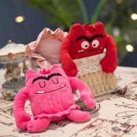 Kit de Animales de peluche de monstruo colorido de 15 CM, juego de juguetes de peluche de monstruo, muñeca emocional, mi Pequeño monstruo emocional de Dibujos animados - details 3