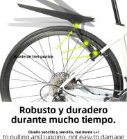 RRSKIT Guardabarros Para Bicicleta Desmontable Protector De Barro De Plástico Suave Resistente Para Vehículos De Carretera Accesorios De Bicicleta - details 3