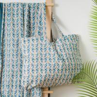 Tramas+ Set Toalla Pareo y Bolso a Juego – Toalla de Playa y Bolso con Estampados Exclusivo - Ideal para el Verano, la Playa, Piscina y las Vacaciones - Secado rápido, cómodo y suave - details 1