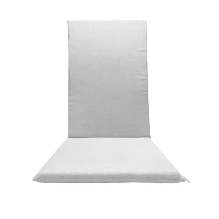 Your Craftsman Design-Algodón para Silla de Playa de Jardín de loneta Lisa 120x50x3,5 cm - Colchoneta para tumbona fabricada en Italia - 1