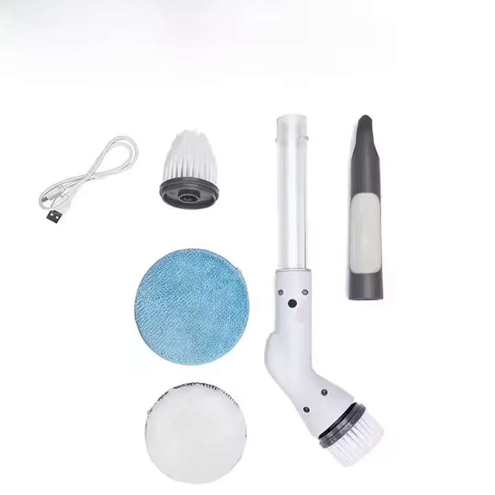 Escobilla De Limpieza Eléctrica Sin Cable Multifuncional Para El Hogar Y Cocina Cepillo De Pelo Baño Escoba Y Mop Para Limpieza Del Inodoro - 1