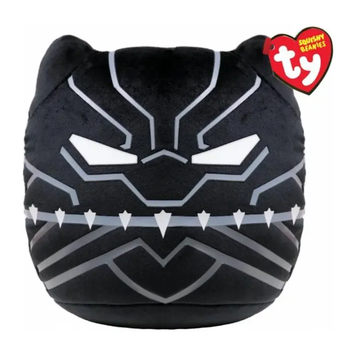 PELUCHES SQUISH TY 30 CM. BLACK PANTER DE TY - 1