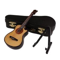 Guitarra Clásica Miniatura De Madera Instrumento Musical Decoración Para Dormitorio Y Sala De Estar Regalo Elegante Retro - details 7