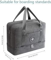 Bolsa de deporte, Unisex, con compartimento para Zapatos, Bolso de Mano, 20 L, impermeable, para viaje, de gran capacidad, portátil, para Gimnasio y Entrenamiento - details 0