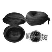 Caja De Viaje Portátil Para Relojes EVA Organizador De Almacenamiento Impermeable Para Relojes Inteligentes Con Cierre De Cremallera Y Material De Cuero Liso - details 4