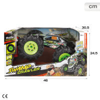 Maisto Tech - Coche teledirigido 4x4, Swamp Crawler, ruedas gigantes con tacos, frecuencia 2.4 GH.z, 6 direcciones, alcance 35 metros, todoterreno, carga USB, radiocontrol niño, control remoto, coches teledirigidos para niños, +8 años - details 6