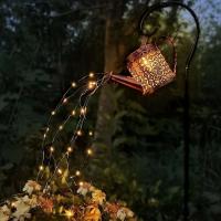 Fuente De Iluminación Solar Para Jardín Con Regadera Luz Estelar LED Cadena De Luces De Hadas De Cachete De Agua Con Soporte - details 12