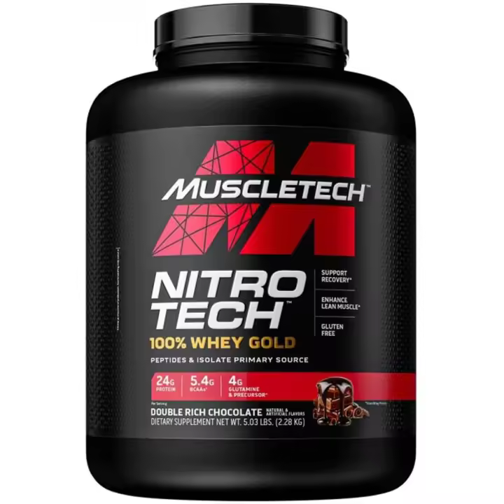 Proteína Nitro Tech Muscletech | Suplemento Dietético con Bcaas - 1