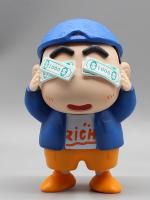 Figura De Anime Gk Tide Play Local Tyrant Crayon Shin-Chan Nohara Shinnosuke Con Maruko Adorno Modelo Regalo Para Coleccionistas - details 6
