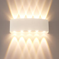 Lámpara De Pared LED Impermeable Para Iluminación Exterior 4W 6W 8W 10W AC85-265V Iluminación Interior Lámpara De Noche Para Dormitorio Decorativa - details 1
