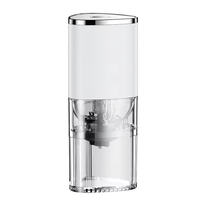 Molinillo de café eléctrico para granos, especias y más, cuchillas de acero inoxidable, cámara extraíble (molinillo de café blanco) - 1
