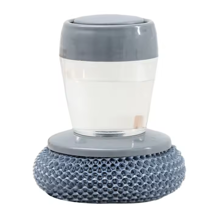 Kit De Limpieza Para Cocina Con Cepillo De Acero Para Eliminar Oxydación En Sartenes Y Ollas Cepillo De Escarabajo De Plástico Para Metal Herramienta De Limpieza Para Cocina - 1