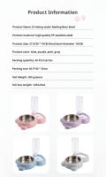 Juego De Tazas Para Gatos Con Dispensador Automático De Agua Y Alimento Para Mantener a Su Mascota Hidratada Y Satisfecha - details 6