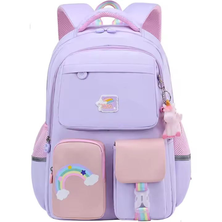 Mochila Arcoíris para preescolar, impermeable y compacta, ideal para niños y adolescentes, Genius gift - 1