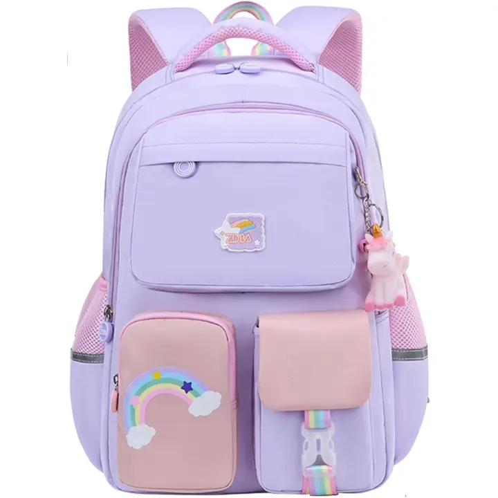 Mochila Arcoíris para preescolar, impermeable y compacta, ideal para niños y adolescentes, Genius gift - 1