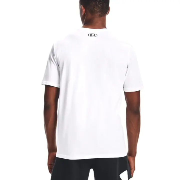 Camiseta Under Armour Sportstyle Lc Blanco T Shirt 1326799-100 - 1