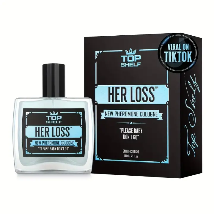Colonia Her Loss para hombre (50 ml): spray de feromonas de larga duración que irradia masculinidad. Colonia cítrica elegante y fresca para hombre. Atractiva para mujeres, ideal para la oficina o para viajes, ideal como regalo de cumpleaños. - 1