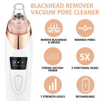 Limpieza Facial Profunda Máquina Exterminadora De Puntos Negros Eléctrica Limpiador De Poros Apto Para Todas Las Edades Herramienta De Cuidado De La Piel - details 0