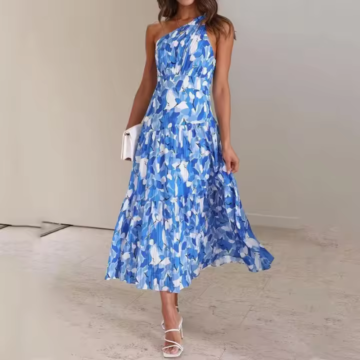 Verde Enterprise 2024 Verano Mujeres Vestido Largo Sin Mangas - 1