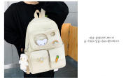 Mochila Escolar Para Niñas Teenager 5 Piezas Set Con Gran Capacidad Y Varios Bolsillos Canvas Resistente Y Versátil Para Viajes Y Estudio - details 23