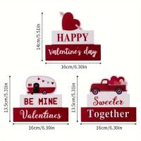 Adornos De Letras Para Día De San Valentín "AMOR" Decoración Para El Hogar Y Bares Regalo De Artesanía Para El Escritorio Decoración De Fiesta Proporciones De Imagen - details 4