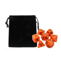 Juego De Dados DND 7 Piezas Con Bolsa De Velours Accesorios Coloridos Para Juegos De Mesa DnD RPG Incluye D4 D6 D8 D10 D10% D12 D20 - details 7