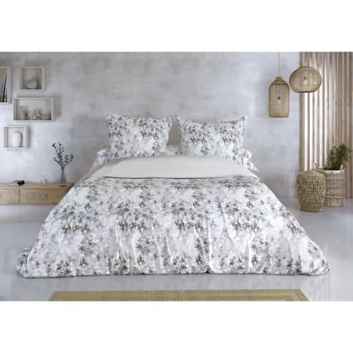 Pierre Cardin - Juego de funda nórdica Pierre Cardin LUCIA Gris Cama de 90 2 Piezas - 1