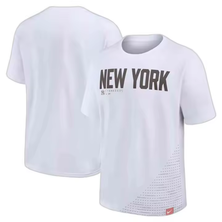 Camiseta de Manga Corta Nike Mlb New York Yankees para hombre en color blanco - 1