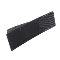 Nuevo 4PcsSpoiler De Parachoques Trasero Universal Para Coche Protección Del Parachoques Anticolisión Diseño Curvo Color Fibra De Carbono Negro - details 2