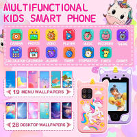 Smart Phone Infantil Con Cámara Unicornio Toque Pantalla Educativo Juguetes Para Niñas Y Niños Edad 3-8 Años MP3 Juguete Digital - details 1