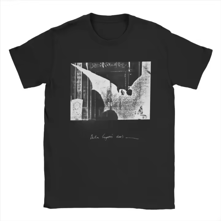 Camiseta De Algodón Para Hombre Bela Lugosi's Dead Horror Post Punk 80s Bauhaus Estilo Casual Con Estampado O-Neck Manga Corta - 1