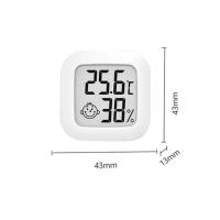 1 Pc Mini Termómetro Y Higrómetro Digital LCD Para Interior Medidor De Temperatura Y Humedad Para Habitación - details 2