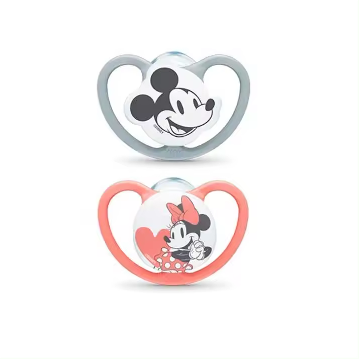 Nuk Chupete Space Mickey Rojo 18-36 Silicona 2 Uds - 1
