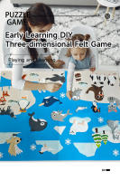 Juego De Storytelling Interactivo Con Animales De Granja Juguetes De Aprendizaje Temprano Para Niños Decoración De Pared Hecho De Tela Suave Regalo Ideal Para Niños De 7-24 Meses - details 0