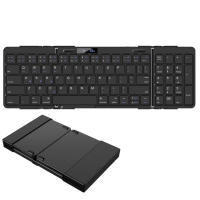 Teclado Bluetooth Plegable Con Touchpad Portátil De Tamaño Completo Soporta Conexión Multi-dispositivo Para Viajes - details 11