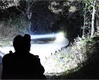 Linterna Táctica LED De Alta Potencia Con Sensor IR Recargable USB Largo Alcancelampara Frontal Para Pesca Camping Tres Modos De Iluminación - details 3