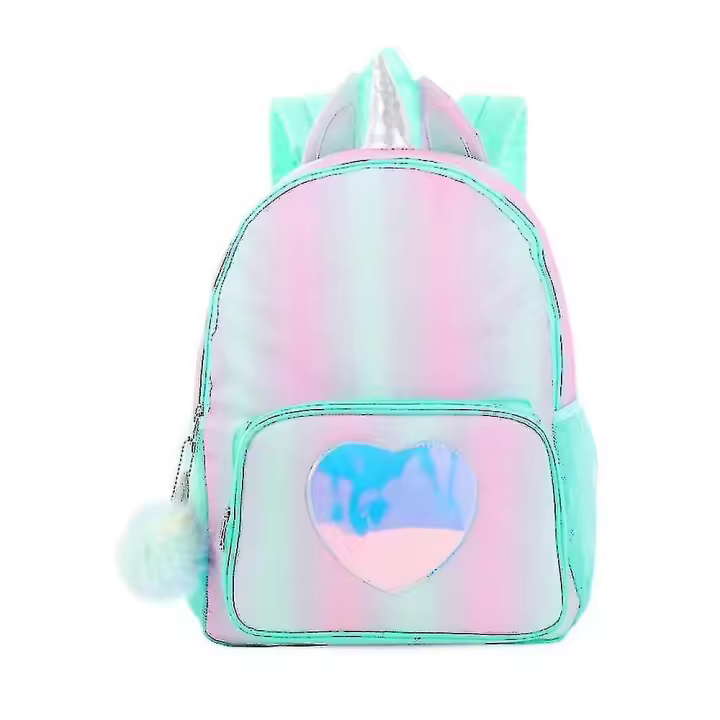 MoChila Escolar Arcoíris para Niños, moChila Infantil de gran capacidad con diseño de Unicornio - 1