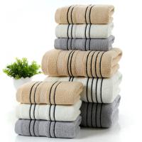 Juego De Toallas De Algodón Bordadas 3 Piezas 35x75cm 70x140cm Toallas De Baño Geométricas Para Mano Rostro Y Ducha Toallas De Baño - details 1