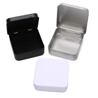 Caja De Almacenamiento De Metal Miniatura 1/2pcs Caja De Tapa Plegable Cuadrada Para Joyería Y Monedas Caja De Almacenamiento Europea - details 8