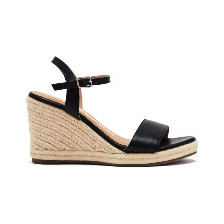 GIOSEPPO 71700 NEGRO Sandalias plataforma mujer 35772 25V SANDALIA CUÑA YUTE NEGRO - 1