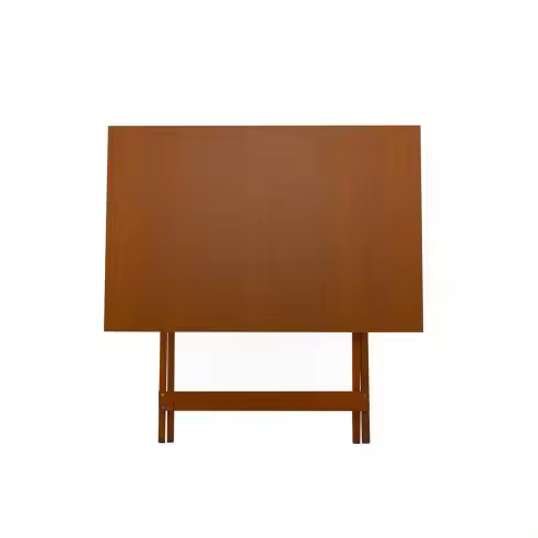 Mediawavestore Mesa de Jardín en Madera Formica 60x90 CEREZO Plegable - 1