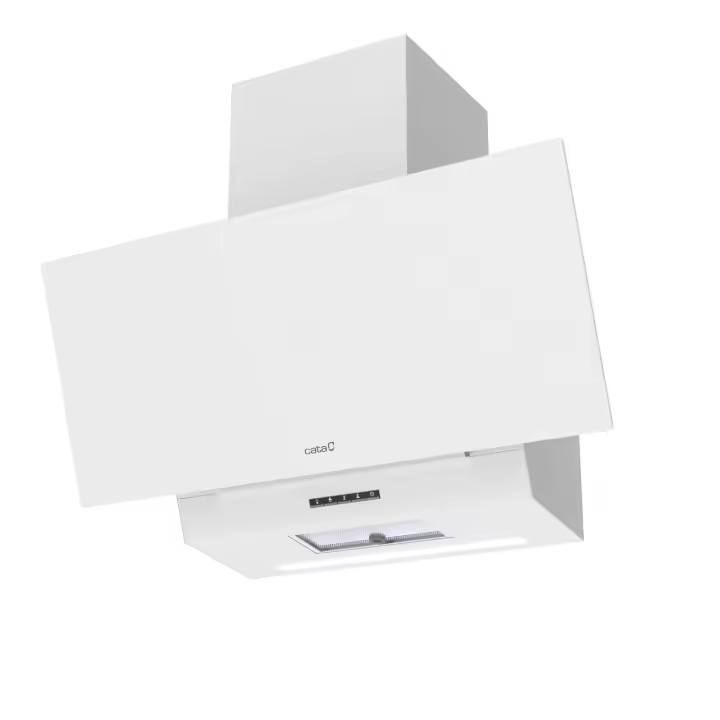 Campana Decorativa Piramidal Cata 02139006 90cm 811m³/h Clase A Blanco  | 65dB, Niveles Extracción 4 - 1