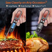Termómetro digital para Carne Cocinar en freidora de Aire, termómetro para Alimentos con sonda grande (Pilas incluidas) - details 1